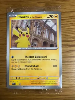 Pokemon En Promo Card Pikachu At The Museum Oversize Card x 10 New - Image 2
