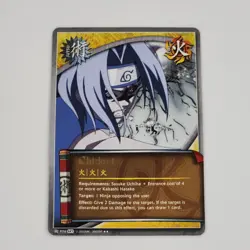 Naruto CCG Chidori 976 Rare Gold Foil Text S27 Hero's Ascension Card Vtg NM-Mint - Image 1
