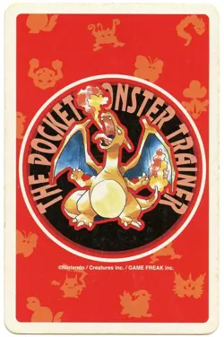 1996 Arcanine King of Clubs Pokemon Red Charizard Playing Card Japan Original - Image 3