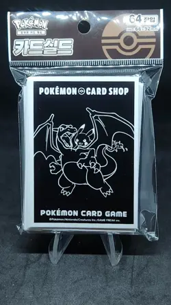 2024 Pokemon Card shop sleeve charizard pikachu 64 sleeves Korea Exclusive promo - Image 1