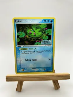 Lotad 55/100 EX Crystal Guardians Stamped Reverse Holo Pokemon TCG Card NM - Image 1