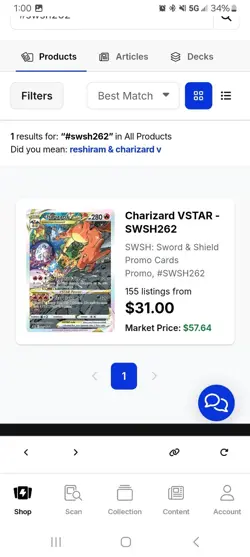 Charizard VSTAR SWSH262 SWSH: Sword & Shield Promo Cards Holo - Image 3
