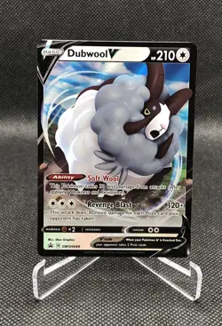 Dubwool V SWSH049 Champion's Path Promo Holo Foil Pokemon Card MINT/NM - Image 1