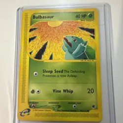 Pokemon TCG Bulbasaur Expedition Card 95/165 2002 Non-Holo Common - Image 1