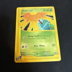 Pokemon TCG Bulbasaur Expedition Card 95/165 2002 Non-Holo Common - Image 1