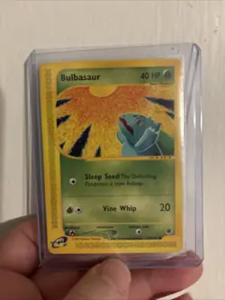 Pokemon TCG Bulbasaur Expedition Base Set Card 95/165 Regular - Image 1