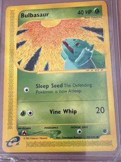 Pokemon TCG Bulbasaur Expedition Base Set Card 95/165 Regular Common - Image 2