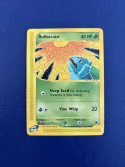 Pokemon TCG Expedition Base Set Bulbasaur Card 95/165 2002 - Image 1