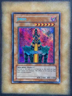 Yugioh Jinzo PSV-000 Secret Rare Original Print Reverse Foil Misprint Error LP - Image 1