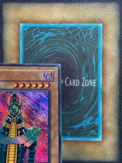 Yugioh Jinzo PSV-000 Secret Rare Original Print Reverse Foil Misprint Error LP - Image 4