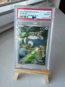 2023 POKEMON SVP EN-SV BLACK STAR PROMO 151 ELITE TRAINER BOX SNORLAX PSA 10 - Image 1