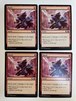 4x Mtg Core Set 2021 M21 Shock NM/M Magic The Gathering - Image 1