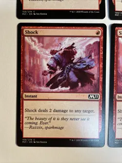 4x Mtg Core Set 2021 M21 Shock NM/M Magic The Gathering - Image 2