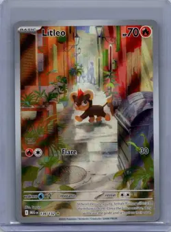 Litleo 139/132 Illustration Rare Pokemon TCG Mega Evolution NM - Image 1