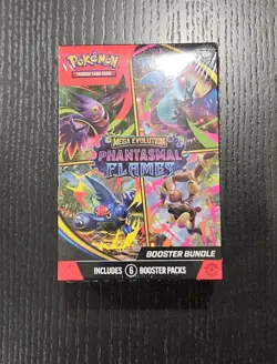 NEW! Pokemon Phantasmal Flames ME02 Booster Bundle Sealed - Image 1