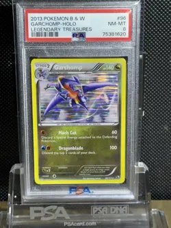 2013 Pokemon B & W Legendary Treasures Garchomp 96/113 PSA 8 - Image 1