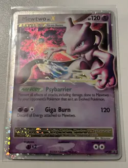 2007 Pokemon Diamond & Pearl Black Star Promos Mewtwo LV.X #DP28 - Image 1