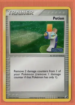Pokemon TCG - Potion - EX Unseen Forces 95/115 - Reverse Holo Common - LP - Image 1