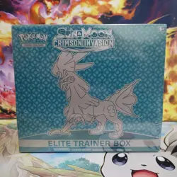 Pokemon TCG Sun & Moon Crimson Invasion Elite Trainer Box ETB (Sealed) - Image 1