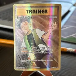 Pokemon TCG - XY Evolutions Brock's Grit Full Art Ultra Rare 107/108 - LP (1) - Image 1
