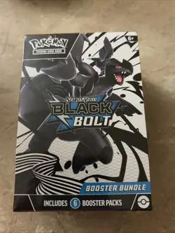 Pokemon FACTORY SEALED Scarlet And Violet Black Bolt Booster Bundle (6 Packs) - Image 1