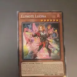 BPRO-EN010 Elfnote Lucina Starlight Rare 1st Edition YuGiOh *IN HAND* - Image 2