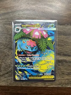 Pokemon Mega Venusaur ex Me01: Mega Evolution 155/132 Ultra Rare Holo 380HP - Image 1