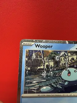 Wooper Cosmos Holo Black Star Promo - SVP155 Pokemon Card NM #434 - Image 5