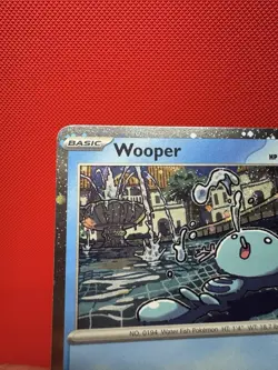 Wooper Cosmos Holo Black Star Promo - SVP155 Pokemon Card NM #437 - Image 5
