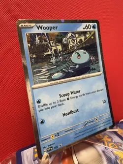 Wooper Cosmos Holo Black Star Promo - SVP155 Pokemon Card NM #432 - Image 2
