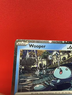 Wooper Cosmos Holo Black Star Promo - SVP155 Pokemon Card NM #432 - Image 5