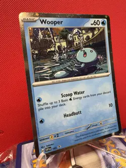 Wooper Cosmos Holo Black Star Promo - SVP155 Pokemon Card NM #439 - Image 2
