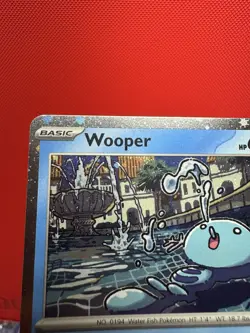 Wooper Cosmos Holo Black Star Promo - SVP155 Pokemon Card NM #439 - Image 5