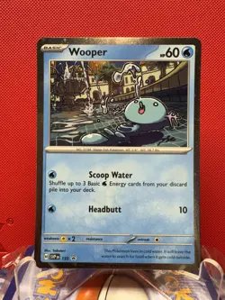 Wooper Cosmos Holo Black Star Promo - SVP155 Pokemon Card NM #430 - Image 1