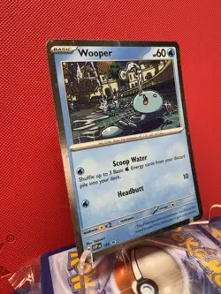 Wooper Cosmos Holo Black Star Promo - SVP155 Pokemon Card NM #430 - Image 2