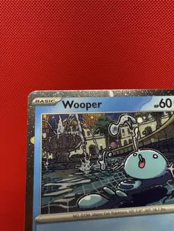 Wooper Cosmos Holo Black Star Promo - SVP155 Pokemon Card NM #430 - Image 5