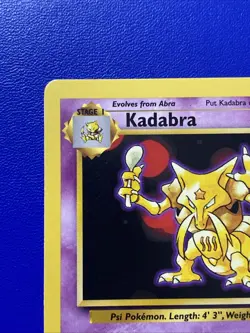 🔥 Kadabra #32/102 Unlimited Uncommon LP/NM | Base Set - 1999 Pokemon Card - Image 5