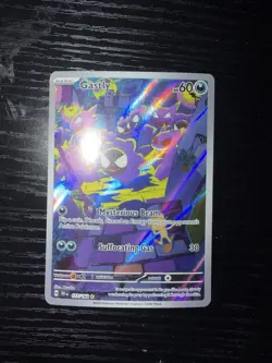 Pokemon Gastly 177/162 SV05 Temporal Forces Illustration Rare Holo Card - Image 1
