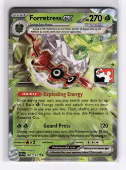 Forretress ex 005/193 Prize Pack Series Cards Stamped - NM/NM - Image 1
