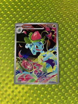 Ivysaur 134/132 Illustration Rare Megas Evolutions Pokemon Card - Image 1