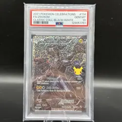 2021 POKEMON CELEBRATIONS CLASSIC COLLECTION #114 FULL ART/ZEKROM PSA 10 - Image 1