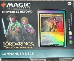 Magic the Gathering Lord of the Rings Food and Fellowship Commander Deck NEW MTG - Image 1