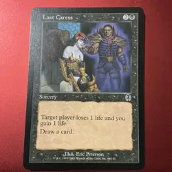 Last Caress - Apocalypse - MTG Magic - Common - Black Sorcery - Image 1