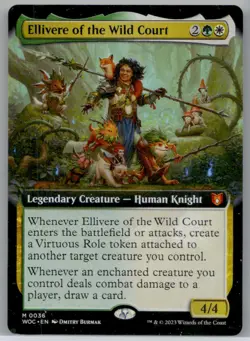 Ellivere of the Wild Court (Extended Art) #36 Eldraine Near Mint W/Tracking - Image 1