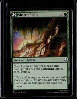 Shared Roots - 196 - Foil - TLA - NM - MTG Magic the Gathering - Image 1