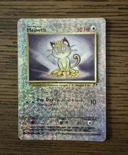 Pokemon TCG Meowth Legendary Collection Reverse Holo - Image 1