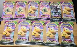 Pokemon Vivid Voltage Sleeved Booster Pack LOT OF 11 - Image 1