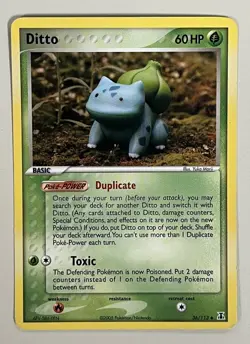 2005 Pokemon EX Delta Species Ditto (Bulbasaur) 36/113 MP - Image 1