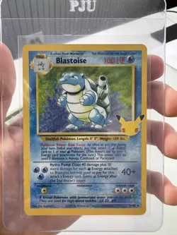Pokemon 25th Anniversary Blastoise Charizard Greninja Pikachu Sylveon Mew LOT - Image 4