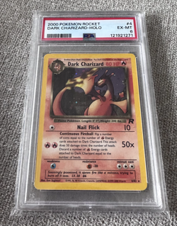 Dark Charizard 4/82 Team Rocket Holo Rare Pokemon TCG Vintage PSA 6 NEW CERT - Image 3